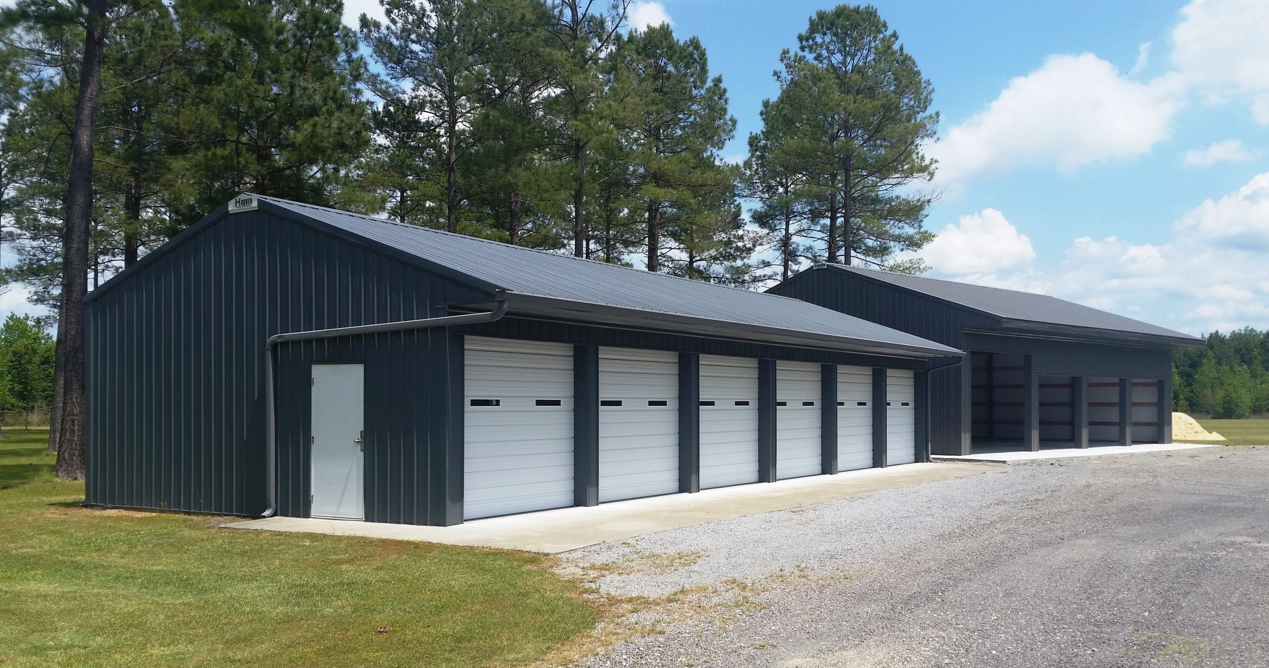 Custom pole barn built by Hoover Buildings in Lexington, SC